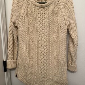 LL Bean Fisherman Cable Knit Sweater